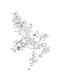 Part Location Diagram of 749-1230A-0637 MTD Upper Handle