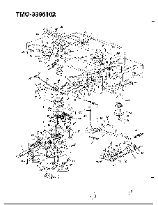 14hp 42" lawn tractor Diagram and Parts List for 3396102  MTD Lawn Tractor