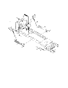 Lift Diagram and Parts List for 13AAA1ZW099  MTD Lawn Tractor