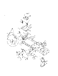 Frame/battery Diagram and Parts List for 13AL79XT099  MTD Lawn Tractor