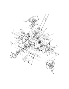 Wheels Diagram and Parts List for 993  MTD Snow Blower
