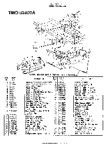 Riding mower deck assy. Diagram and Parts List for 33900A  MTD Lawn Tractor