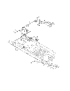 Lift Diagram and Parts List for 17AKCACT099  MTD Lawn Mower