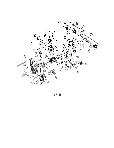 Short block/fuel tank Diagram and Parts List for 21CK144G799  MTD Cultivator