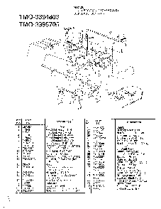 Mower page 2 Diagram and Parts List for 3395705  MTD Lawn Tractor