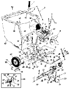 Replacement parts Diagram and Parts List for 243687  MTD Leaf Blower / Vacuum