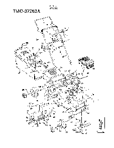 5hp 21" rotary mower Diagram and Parts List for 37263A  MTD Lawn Mower