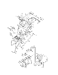 Handles/engine spacer Diagram and Parts List for 31AH8DSH799  MTD Snow Blower