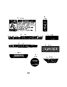 Decals Diagram and Parts List for 31AS68EE799  MTD Snow Blower
