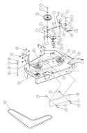 Page E Diagram and Parts List for G1336 55AE200R718 MTD Lawn Mower