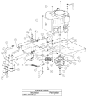 Part Location Diagram of 01003271P MTD Cable-choke Control