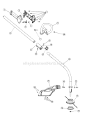 General Assembly Diagram and Parts List for MS2550 41ADZ20C768 MTD Trimmer