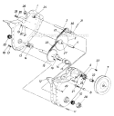 Page A Diagram and Parts List for 031-192 1989 MTD Tiller