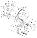 Page A Diagram and Parts List for 210-031-027/258-848 1990 MTD Tiller