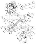 Page C Diagram and Parts List for 210-310-105/23832 1990 MTD Tiller