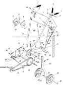 Page C Diagram and Parts List for 217-310-151 1987 MTD Tiller