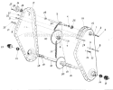 Page B Diagram and Parts List for 218-406-192 1988 MTD Tiller