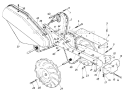 Page E Diagram and Parts List for 218-406-192 1988 MTD Tiller