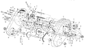 Page C Diagram and Parts List for 219-430-031/2832-475 1989 MTD Tiller
