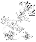 Page A Diagram and Parts List for 219-430-032 1989 MTD Tiller