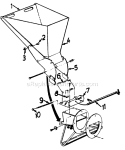 Page B Diagram and Parts List for 241-648-092 MDL  1991 MTD Chipper Shredder