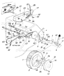 Page B Diagram and Parts List for 366 Mdl  1987 MTD Lawn Mower