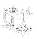 Part Location Diagram of 1002047 MTD FRAME ASM-200 GAL