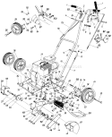 Page A Diagram and Parts List for TMO-35254 311-586-088 -1991 MTD Snow Blower