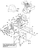 Page C Diagram and Parts List for TMO-35254 311-586-088 -1991 MTD Snow Blower