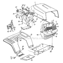 Part Location Diagram of 7772992 MTD Frame Side Labels