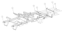 Part Location Diagram of 01001713 MTD Bracket Assembly-Frame-Front
