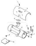 Page U Diagram and Parts List for MMZ-2554 53AB5B8K195 MTD Lawn Tractor