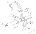 Part Location Diagram of 02001962 MTD Adjustable Seat