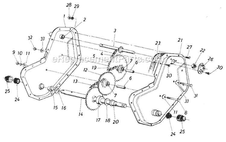 Page B Diagram and Parts List for 218-405-118/SWC#28714 1988 MTD Tiller