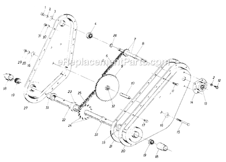 Page A Diagram and Parts List for 219-310-046 1989 MTD Tiller