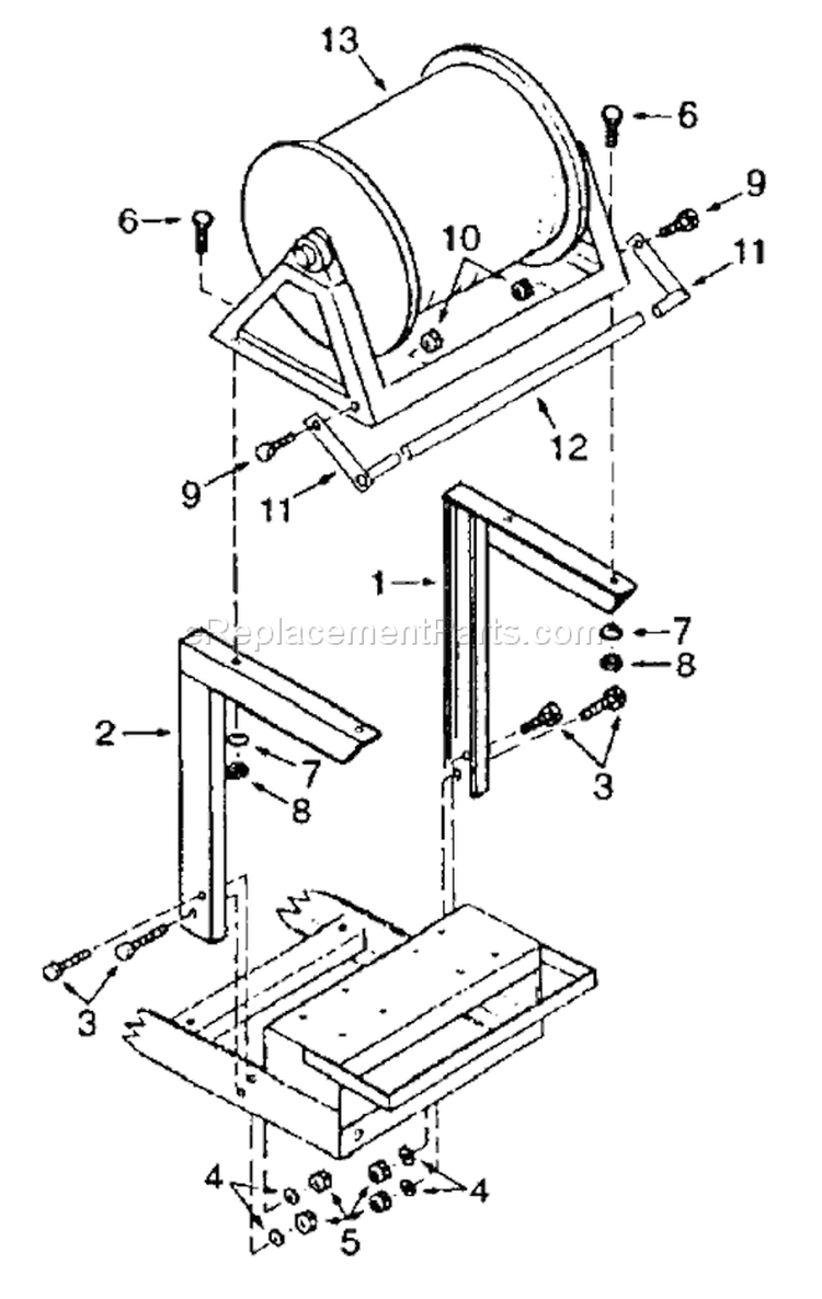 Page A Diagram and Parts List for SY50PE 56A-733E195 MTD Sprayer