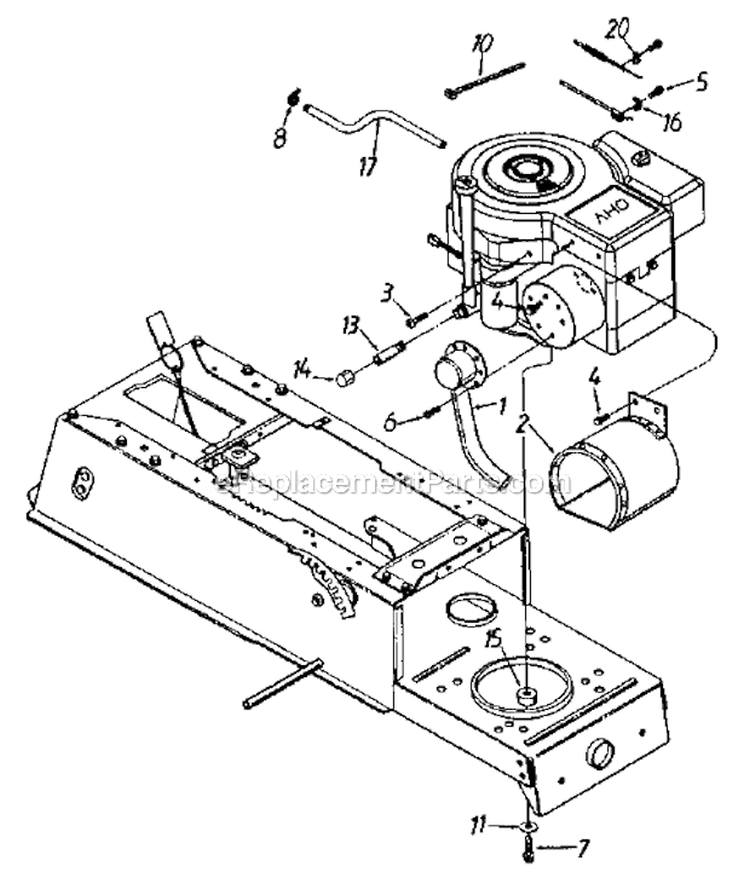 Page I Diagram and Parts List for TMO3214509  MTD Lawn Tractor