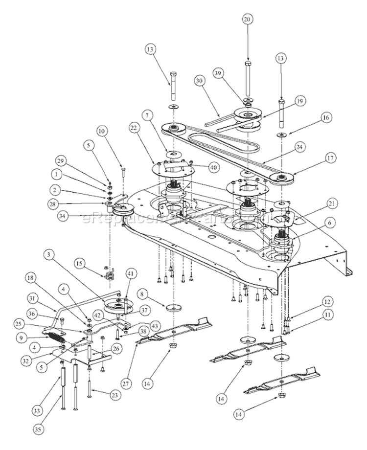 Page D Diagram and Parts List for MMZ-2554 53AB5B8K195 MTD Lawn Tractor