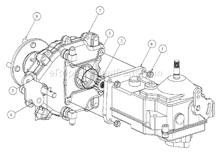 Page E Diagram and Parts List for MMZ-2554 53AB5B8K195 MTD Lawn Tractor