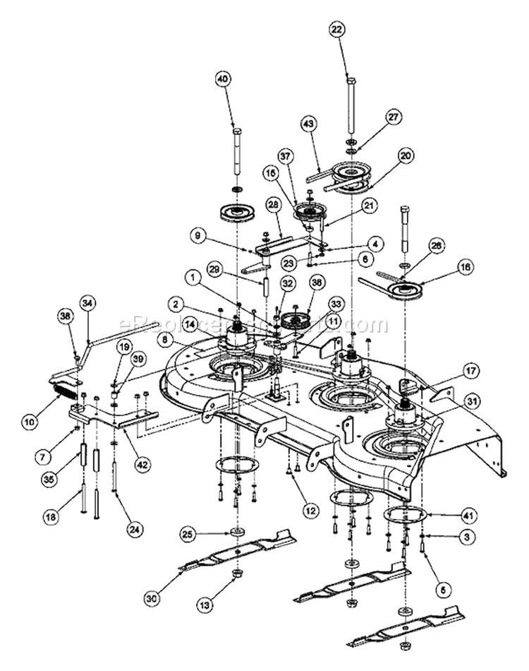 Page C Diagram and Parts List for MMZ-2560 53AB5B8J195 MTD Lawn Tractor