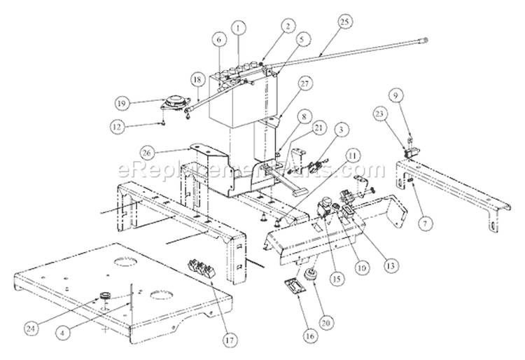 Page I Diagram and Parts List for MMZ-2560 53AB5B8J195 MTD Lawn Tractor