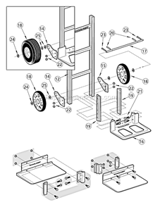 Page A Diagram and Parts List for 116-UA-1060  Magliner Hand Truck & Dolly
