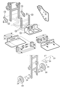 Part Location Diagram of 301162 Magliner Handle