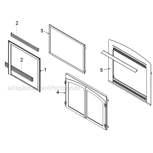 500Dvm Accessories Diagram and Parts List for 500DVM Series DVM Majestic Fireplace & Insert