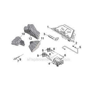 Part Location Diagram of 58D0443 Majestic 8 Grams Rock Wool Bag - Natura
