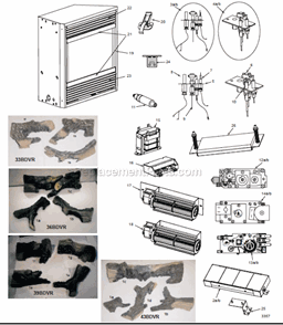 Part Location Diagram of 10002264 Majestic Pilot Assembly