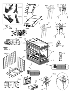 Part Location Diagram of 10002483 Majestic Window Frame Assembly, Side
