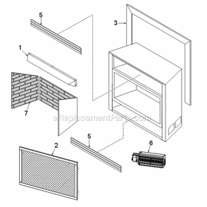 Part Location Diagram of BLTK42C Majestic Curved Design Trim - Black