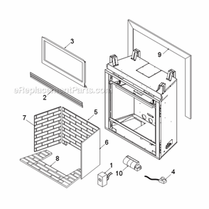 Part Location Diagram of L36PW Majestic Pewter Louver