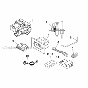 Page B Diagram and Parts List for BVSTNSC  Majestic Fireplace & Insert